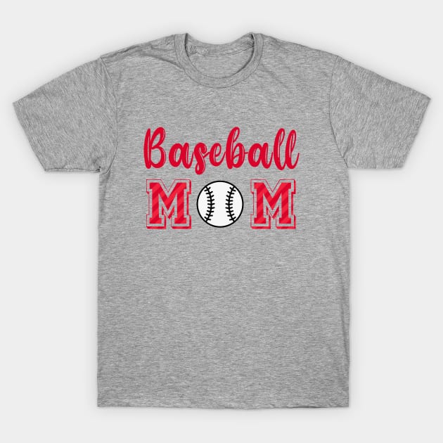 Baseball Mom T-Shirt by StacyWhite